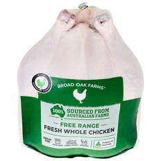 Free Range Fresh Whole Chicken