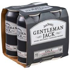 Gentleman Jack & Cola 4 Pack 375ml