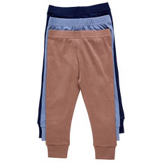 Baby Boys Organic Cotton Leggings 3 Pack