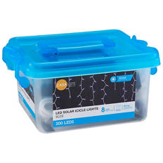 200 Pack LED Solar Icicle Lights or 250 Pack Icicle Lights