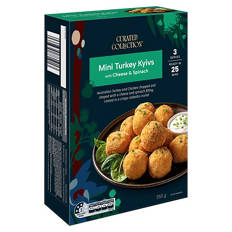 Mini Turkey Kyivs with Cheese and Spinach 350g