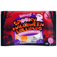 Glow in the Dark Lollipops 20 Pack 160g