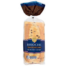 Chocolate Chip Brioche Sliced Loaf 500g