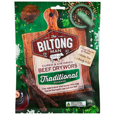 Beef Drywors Sticks 100g