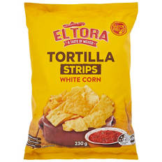Tortilla Strips White Corn 230g