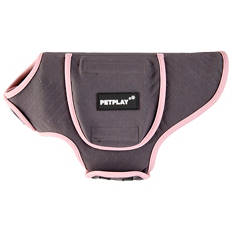 Calming Dog Jacket Grey/Pink