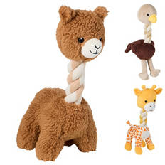 Plush Animal Rope Dog Toys