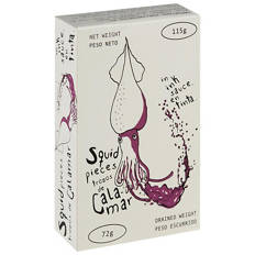 Squid Pieces in Ink Oil 115g