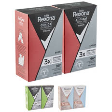 Clinical Protection Antiperspirant Deodorant 96 Hour 2 Pack 48g