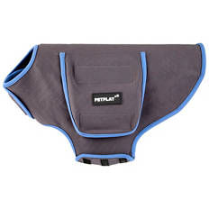 Calming Dog Jacket Grey/Blue