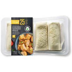 Chicken, Cheese & Bacon Sausage Rolls 600g