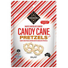 White Chocolate Candy Cane Pretzels 200g
