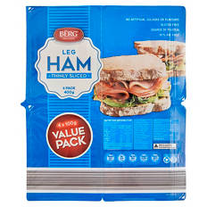 Leg Ham Sliced 4 Pack, 400g