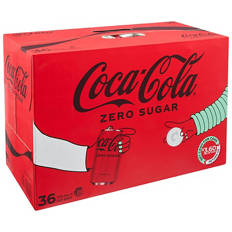 Coke No Sugar 36 Pack 375ml