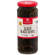 Sliced Black Olives 350g