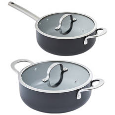 Hard Anodised Casserole Pot or Saute Pan