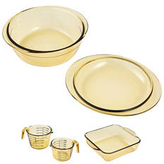 Amber Glass Food Containers and Accessories