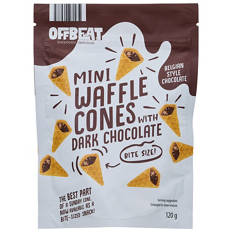 Mini Milk Chocolate Filled Waffle Cones 120g