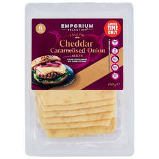Caramelised Onion Cheese Slices 160g