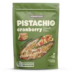 Pistachio & Cranberry Crunch Bites 120g