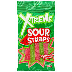 Sour Straps Strawberry Flavour 160g