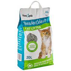 Recycled Paper Cat Litter 20L