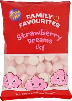 Giant Lollies 1kg - Strawberry Clouds