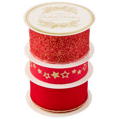 Luxury Fabric Ribbon 2m 3 Pack