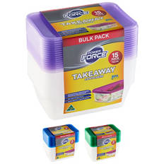 Takeaway Containers 15 Pack
