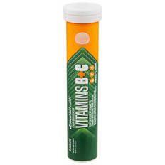 Assorted Vitamins B+C Effervescent Tablets 15 Pack