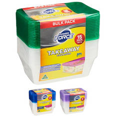 Takeaway Containers 15 Pack