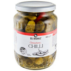 Chilli Cornichons 680g