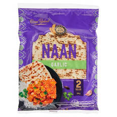 Garlic Naan 2 Pack 250g