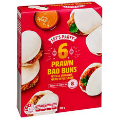Prawn Bao Buns 6 Pack 220g