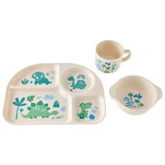 Children's Dino Dinner Set or Nesting Containers 3 Piece