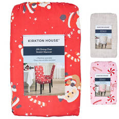 Printed Dining Chair Covers 2 Pack