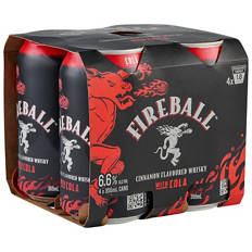 Cinnamon Whisky & Cola 6.6% 4 x 355ml