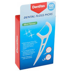 Disposable Dental Floss Picks 100 Pack