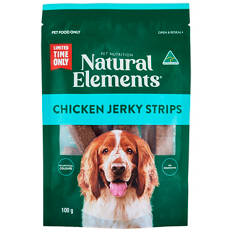 Chicken Jerky Strips Dog Treats 100g