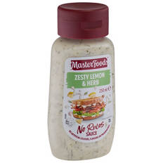 No Rule Sauces Zesty Lemon 250ml