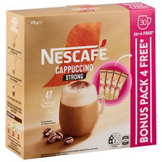 Strong Cappuccino Sachets 30 Pack 375g