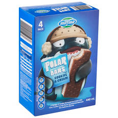 Polar Bars Cookies & Cream 4 Pack 440mL