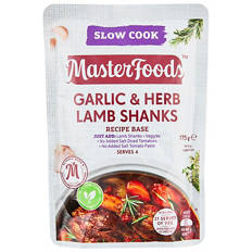 Garlic & Herb Lamb Shanks Recipe Base 175g