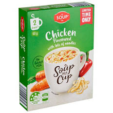 Soup in a Cup Chicken Flavoured with Noodles 60g