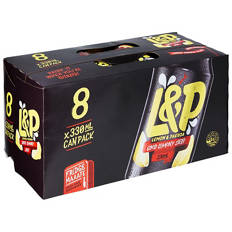 L&P 330ml 8 Pack
