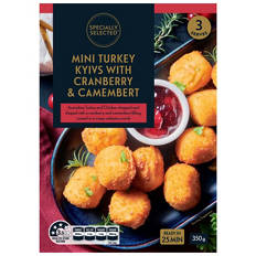 Mini Turkey Kyvis with Cranberry & Camembert 350g