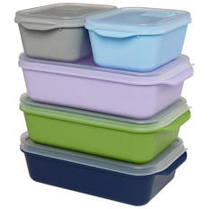 Microwave Safe Food Containers 5 Piece Set