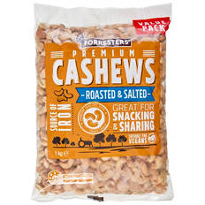 Roasted & Salted Cashews 1kg