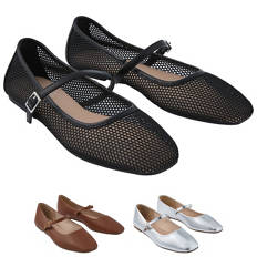 Ladies Woven Flats