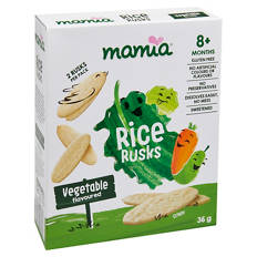 Vegetable Baby Rice Rusks 8+ months 36g